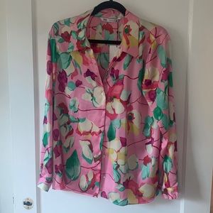 Floral silky Zara blouse